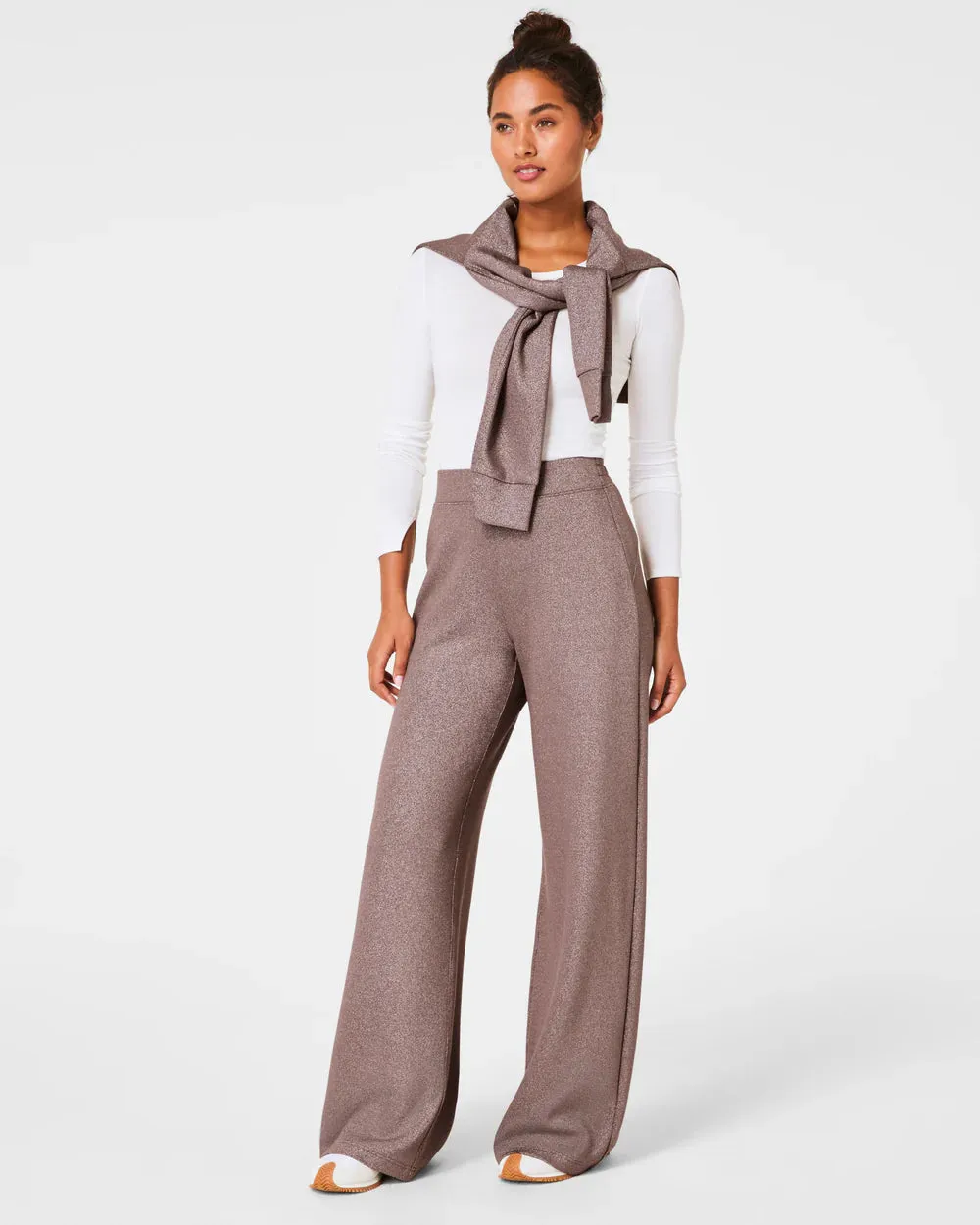 AirEssentials Shimmer Wide Leg - Smoke Silver
