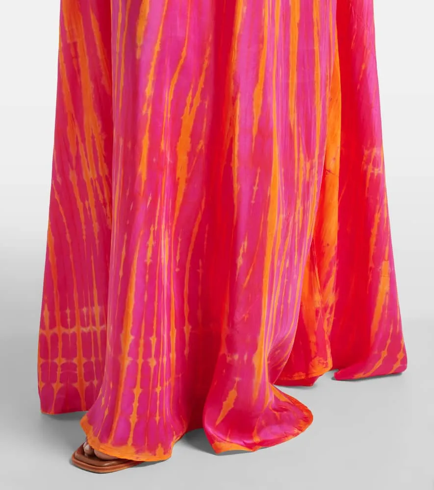 Anna Kosturova Camille silk maxi dress