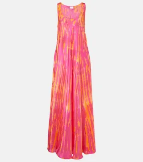 Anna Kosturova Camille silk maxi dress