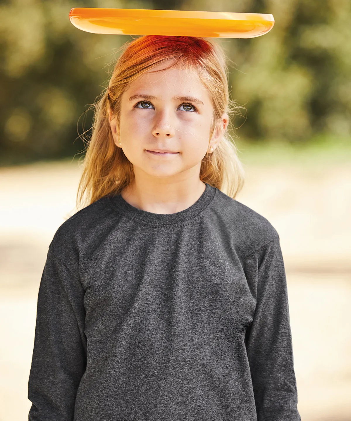 Deep Navy - Kids long sleeve valueweight T