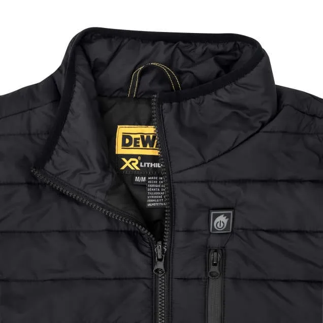 DEWALT Men's Heated Lightweight Puffer Vest With Battery