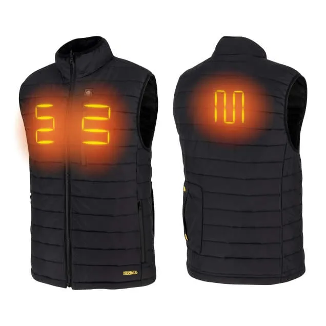 DEWALT Men's Heated Lightweight Puffer Vest With Battery