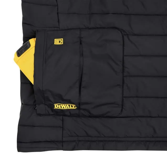 DEWALT Men's Heated Lightweight Puffer Vest With Battery