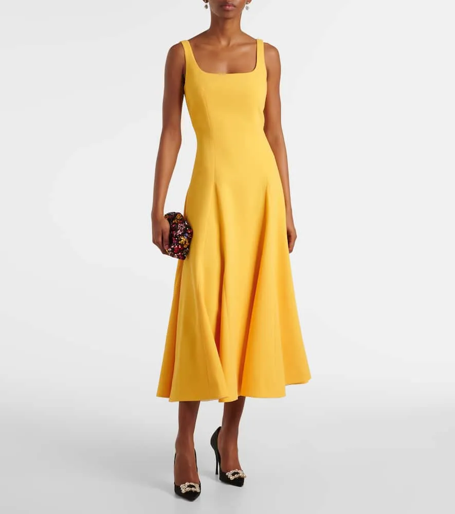 Emilia Wickstead Neith cr√É¬™pe midi dress