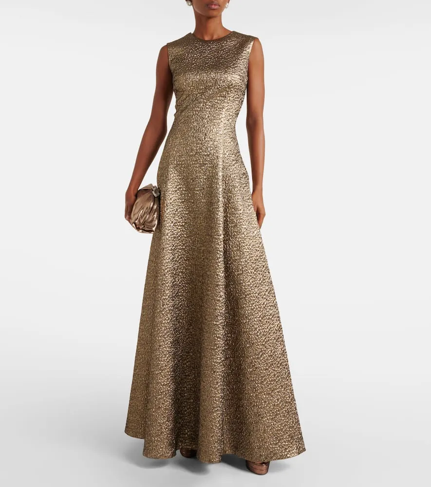 Emilia Wickstead Nodin floral jacquard gown