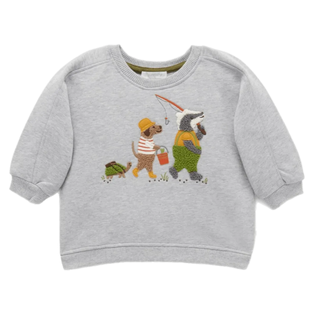 Hiking Windcheater - Grey Melange