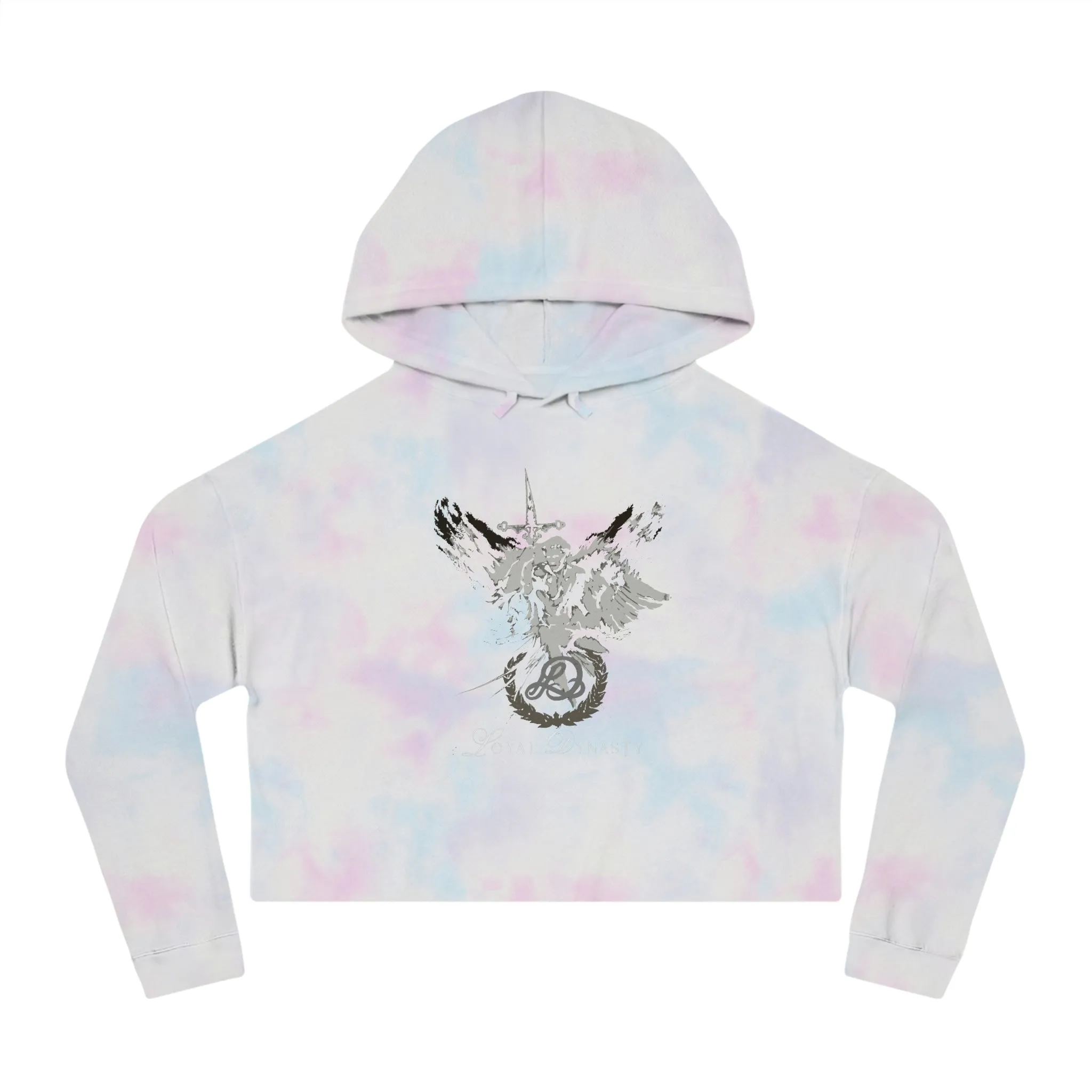 LD Shield of Honor Womens Cropped Hooded Sweatshirt