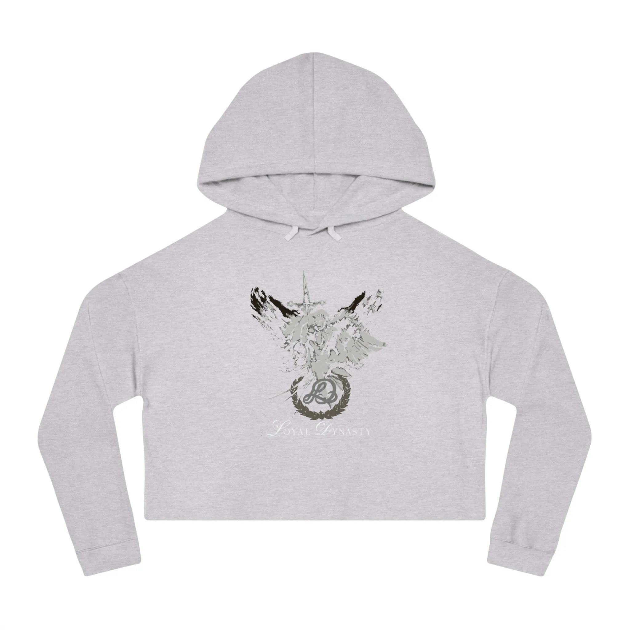 LD Shield of Honor Womens Cropped Hooded Sweatshirt