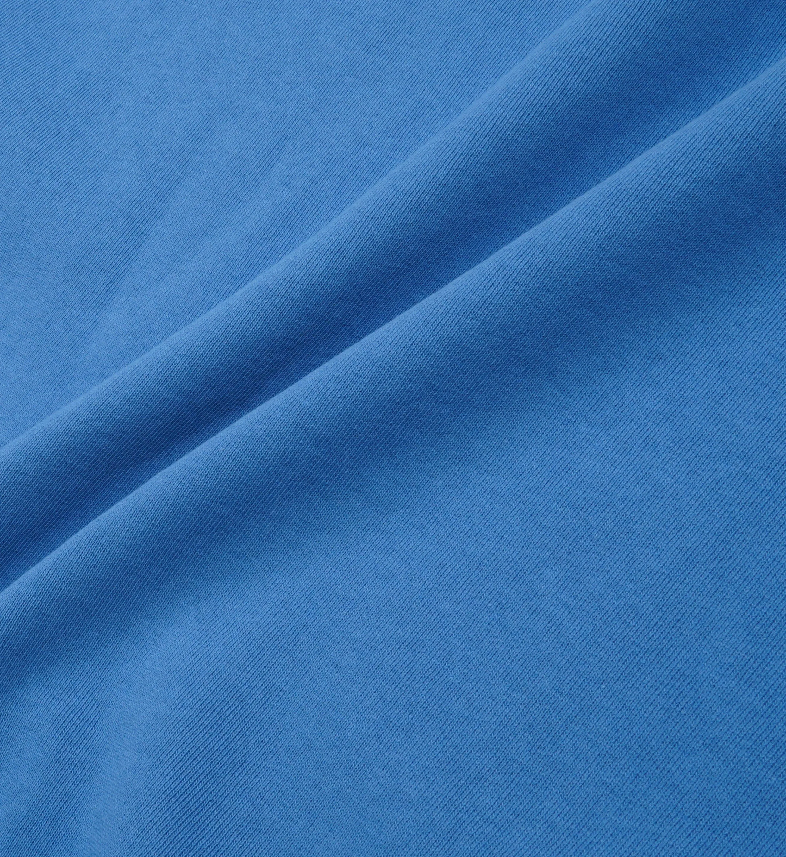 Prince Health Cropped Hoodie - Lapis/White
