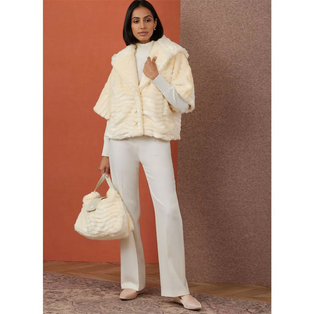 Simplicity Sewing Pattern S3009 Misses' Jacket In Two Lengths and Bag