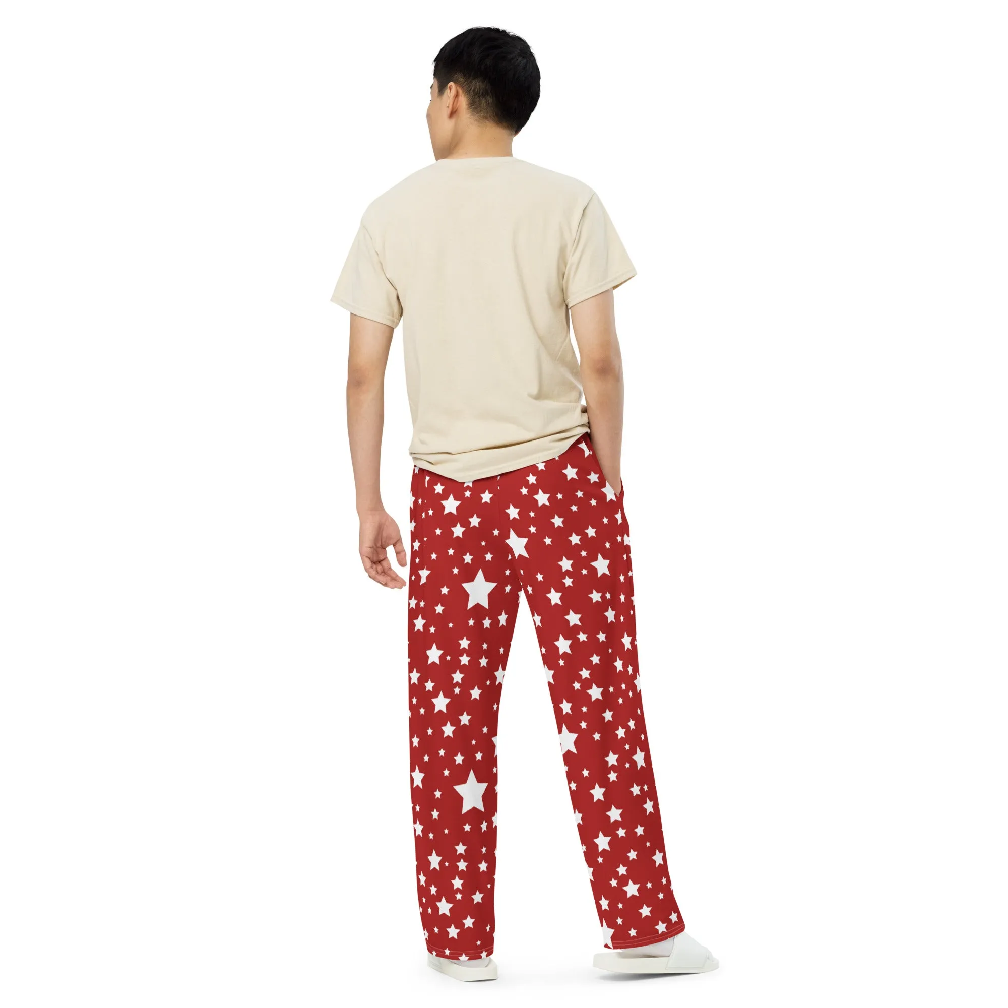 Unisex wide-leg pants