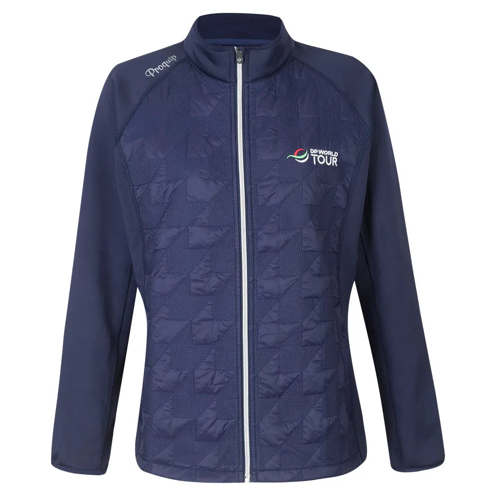 Women's DP World Tour Quilted Jacket - Navy