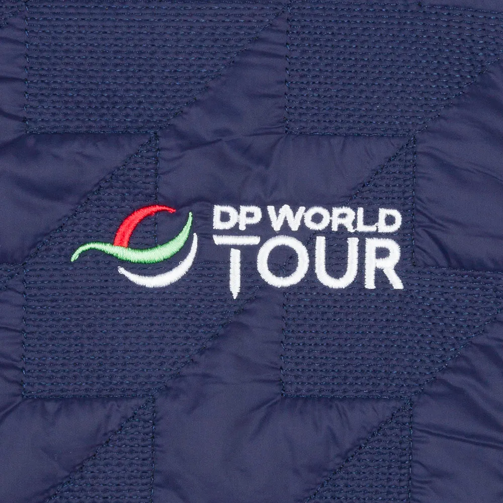 Women's DP World Tour Quilted Jacket - Navy