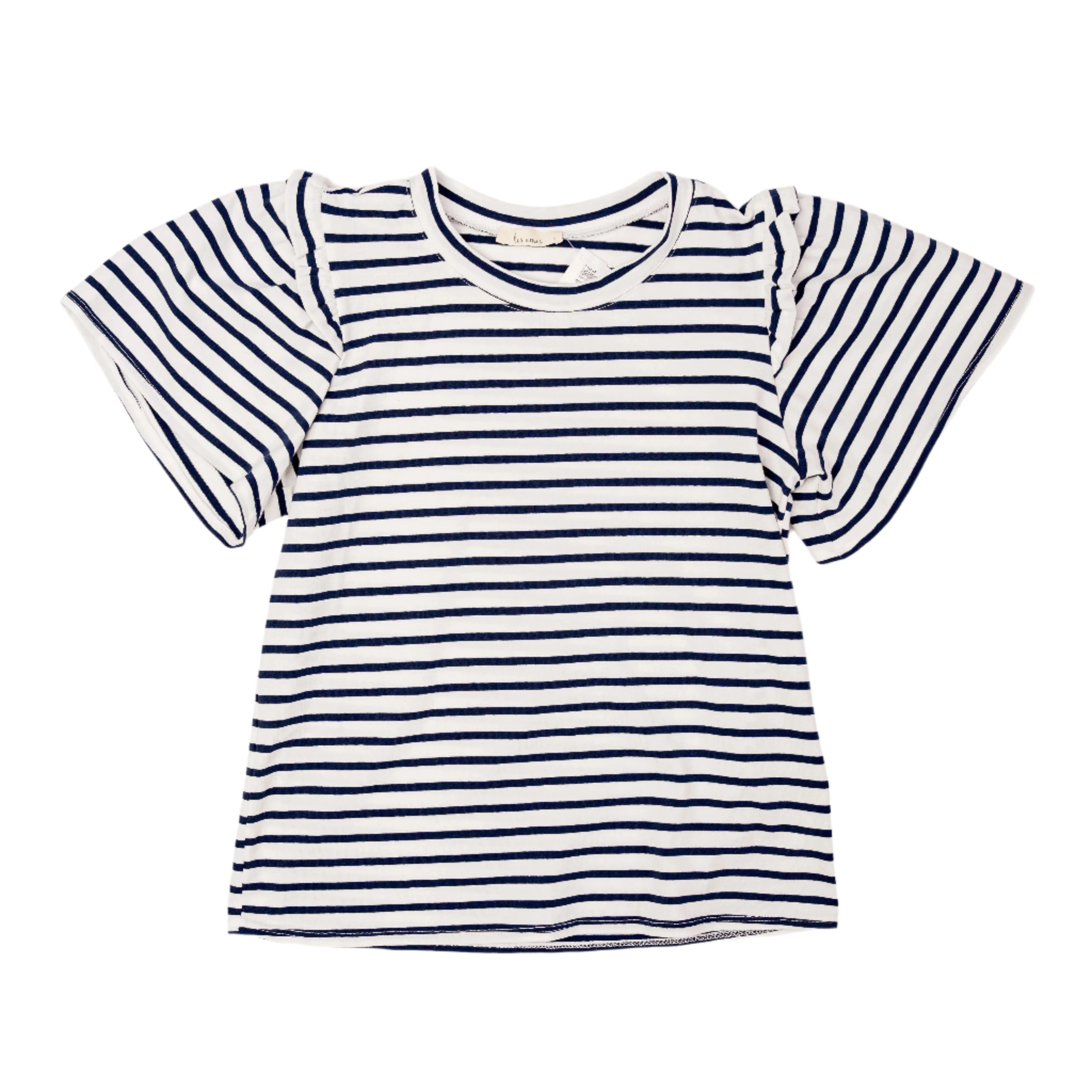 Women's Striped Short Sleeve Shirt T1755A