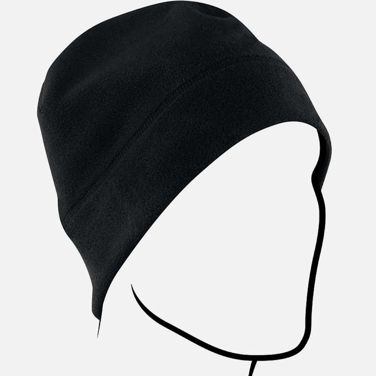 ZANheadgear® Windproof Skull Cap/Helmet Liner/Beanie, Black